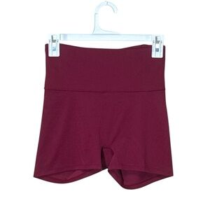 Victoria's Secret High-Waisted Maroon Shorts,Size S